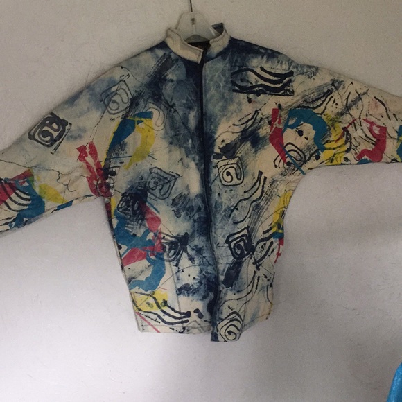 CUSTOM MADE DENIM JACKET ANN VEN HAUWAERT - Picture 1 of 3